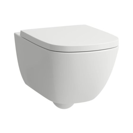 Laufen Palomba Zestaw Toaleta WC Rimless bez kołnierza + deska wolnoopadająca biały H8668000000001