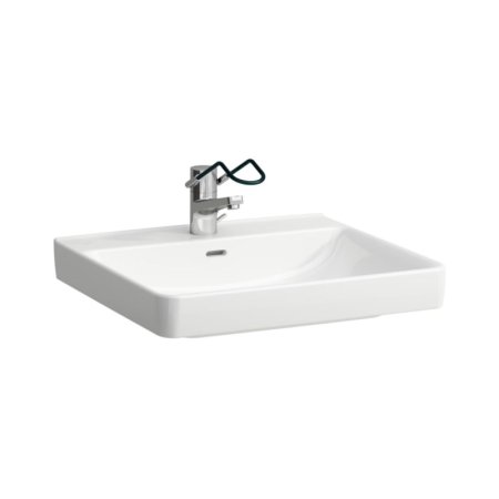 Laufen Pro Liberty Umywalka wisząca 60x55 cm dla niepełnosprawnych z przelewem biała H8119500001041