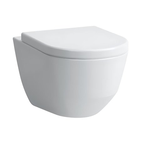 Laufen Pro Toaleta WC podwieszana 53x36 cm Rimless bez kołnierza ze szkliwieniem LCC, biała H8209664000001