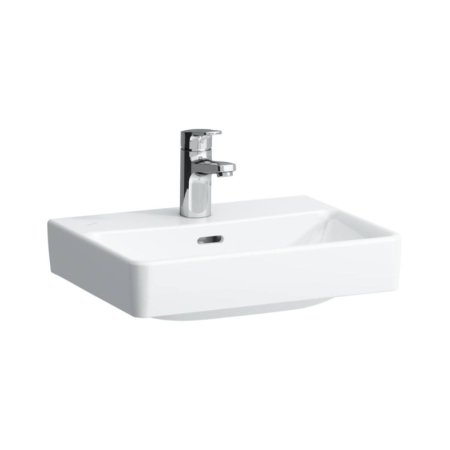 Laufen Pro S Umywalka wisząca lub meblowa 45x34 cm biała z powłoką LCC H8169614001041