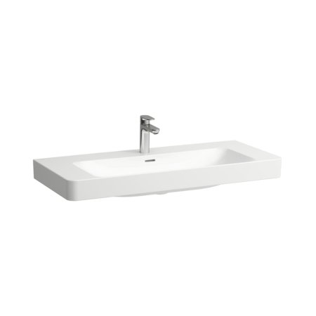 Laufen Pro X Umywalka wisząca lub meblowa 105x46,5 cm bez otworu na baterię biały H8108690001091