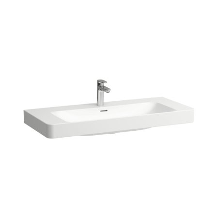 Laufen Pro X Umywalka wisząca lub meblowa 105x46,5 cm z otworem na baterię biały H8108690001041