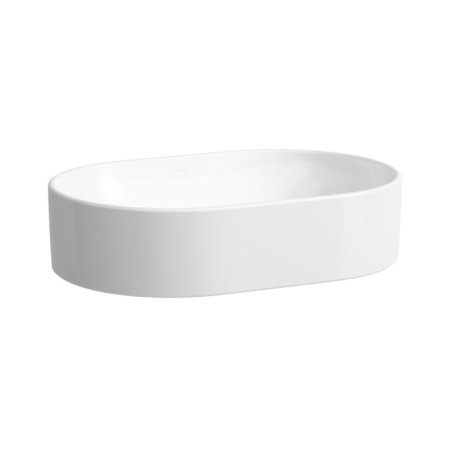 Laufen Savoy Umywalka nablatowa 55x38 cm z przelewem biała H8129440001091