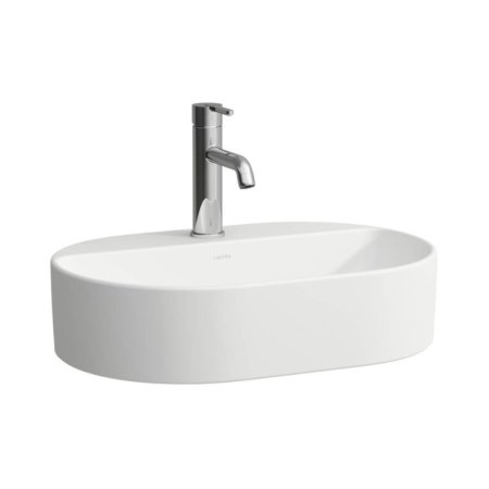 Laufen Savoy Umywalka nablatowa 55x38 cm z przelewem biały mat H8129457571041