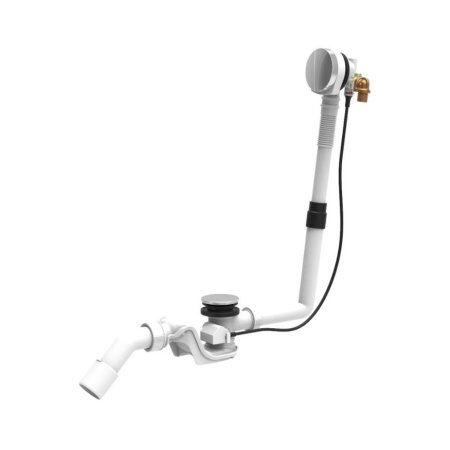 Laufen Syfon wannowy z napełnianim przez przelew chrom H2951430040001