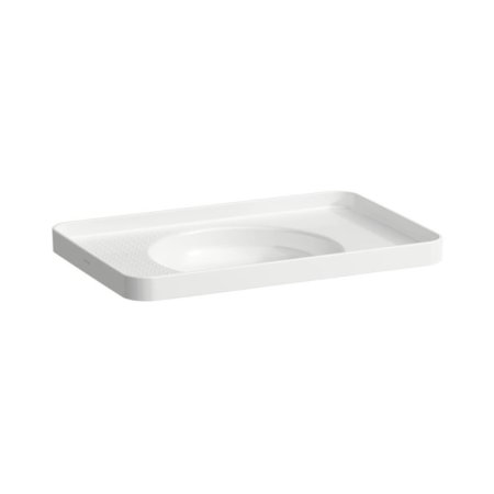 Laufen Val Umywalka wpuszczana w blat 55x36 cm bez otworu na baterię biały mat H8172817571091
