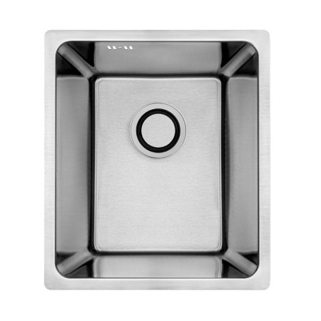 Laveo Aden Zlewozmywak stalowy jednokomorowy 44x38 cm inox SLA_010A