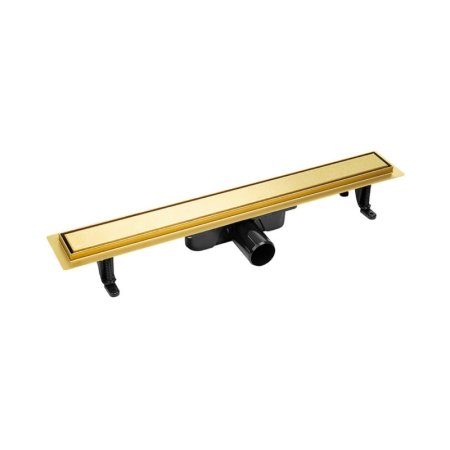Laveo Basso Odpływ liniowy 100 cm odwracalny złoty COB_G10D