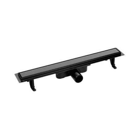 Laveo Basso Odpływ liniowy 60 cm odwracalny czarny COB_760D