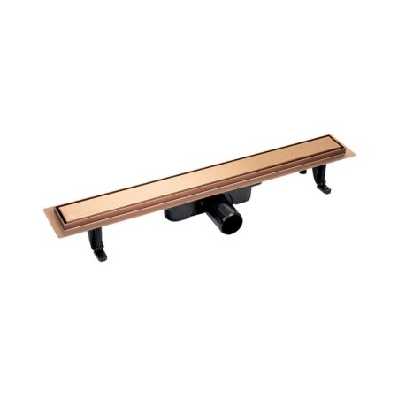 Laveo Basso Odpływ liniowy 90 cm odwracalny różowe złoto COB_890D