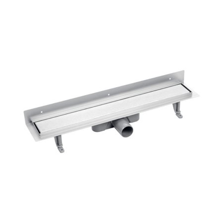 Laveo Basso Odpływ liniowy przyścienny 60 cm inox COB_261D