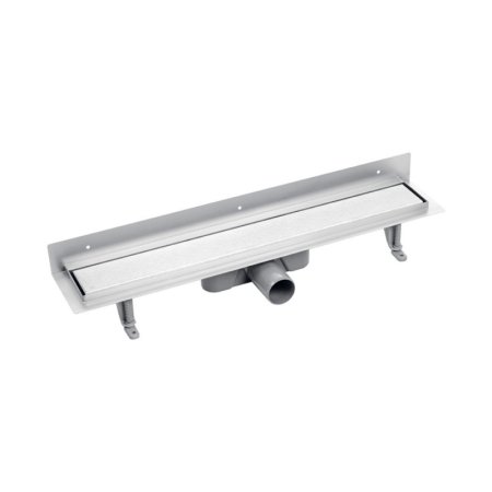Laveo Basso Odpływ liniowy przyścienny 70 cm inox COB_271D