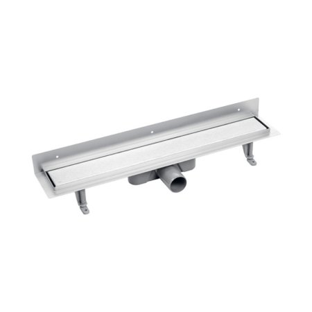 Laveo Basso Odpływ liniowy przyścienny 80 cm inox COB_281D