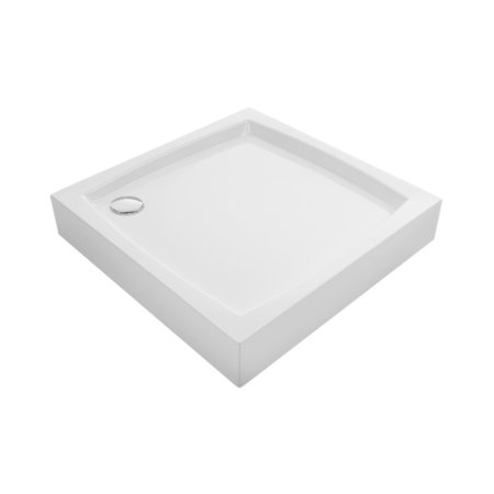 Laveo Desna Brodzik kwadratowy 90x90 cm biały JBD696K