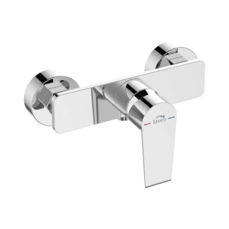Laveo Largo Bateria prysznicowa natynkowa chrom BAH_040D