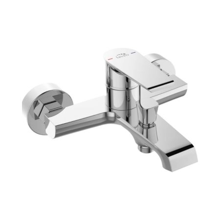 Laveo Largo Bateria wannowa natynkowa chrom BAH_010D