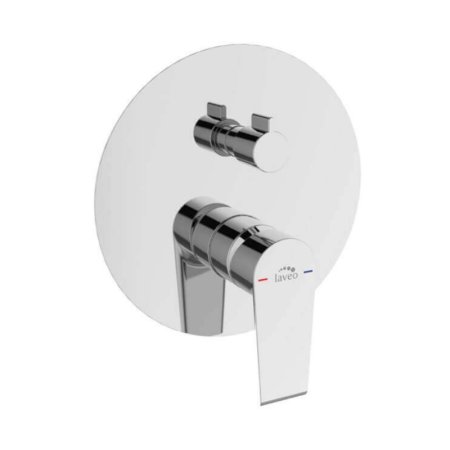 Laveo Largo Bateria wannowo-prysznicowa podtynkowa chrom BAH_00PD
