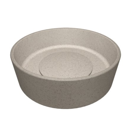 Laveo Perl Umywalka nablatowa 36x36 cm beż VGP1410T
