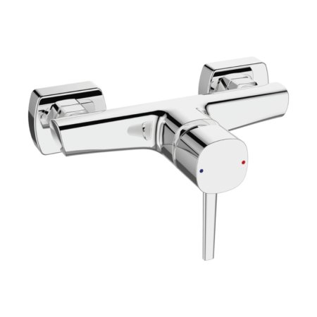 Laveo Pola Bateria prysznicowa natynkowa chrom BAP_040D