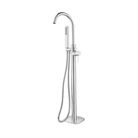 Laveo Pola Bateria wannowa wolnostojąca chrom BAP_011S