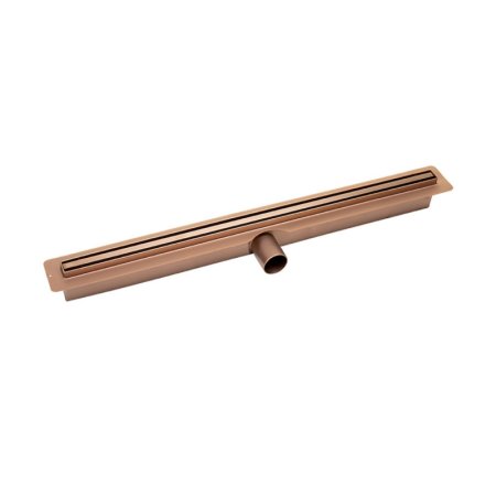 Laveo Slim Odpływ liniowy 50 cm różowe złoto COS_850D
