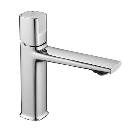 Laveo Tores Bateria umywalkowa z korkiem chrom BVT_022D