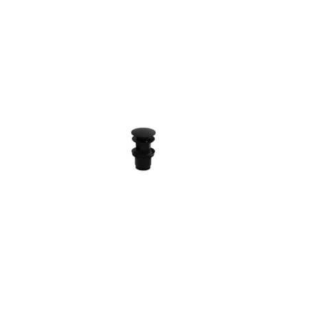 Lavita Orion Korek umywalkowy klik klak z przelewem czarny mat 5900378346098