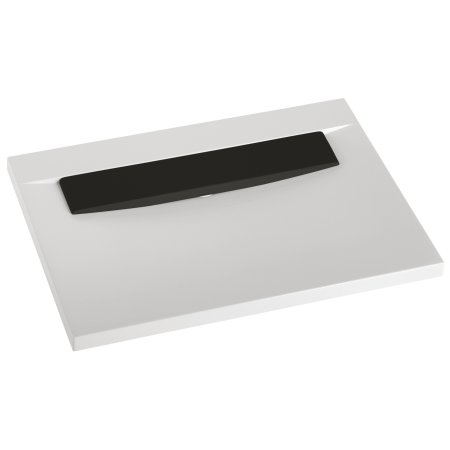 Marmorin Tatoo Umywalka nablatowa z czarną płytką 70 cm, biała PU081020705