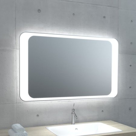 MCJ Premium Marco Lustro ścienne 100x80 cm z oświetleniem LED MCJMARCO100X80