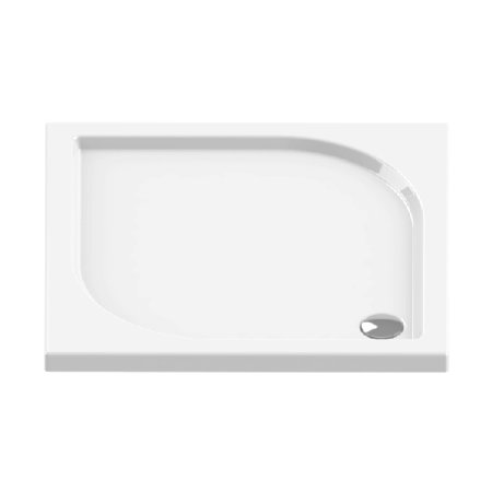New Trendy Ideo Brodzik prostokątny 90x90x5,5 cm, biały B-0319