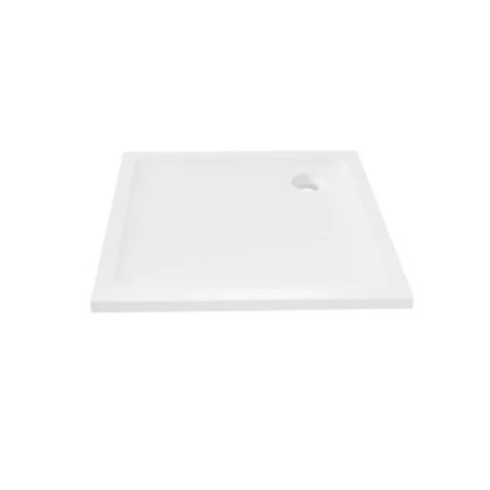 New Trendy Mild Brodzik kwadratowy 90x90 cm biały B-0626
