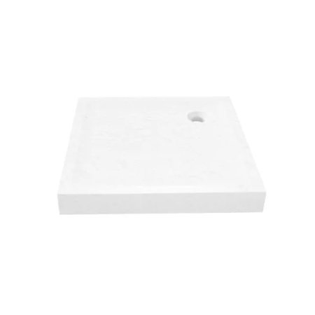 New Trendy Mild Stone Brodzik kwadratowy 100x100 cm biały B-0522