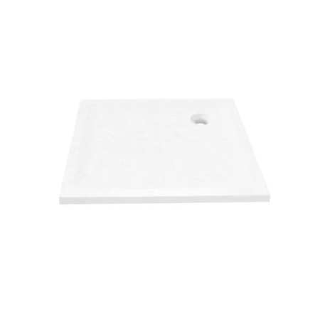 New Trendy Mild Stone Brodzik kwadratowy 100x100 cm biały B-0543