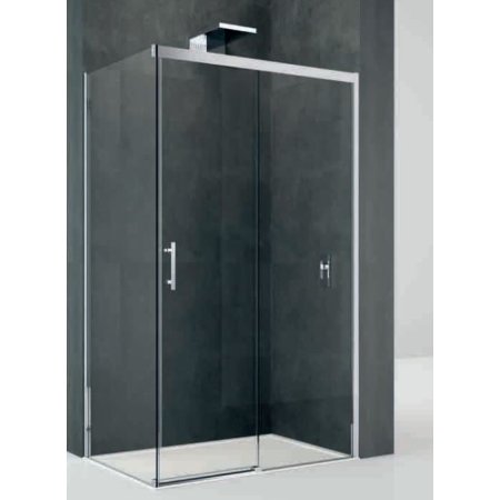 Novellini Kali Ścianka stała do drzwi prysznicowych 68-69,5x195 cm + środek czyszczący GRATIS KALIFH68-1B