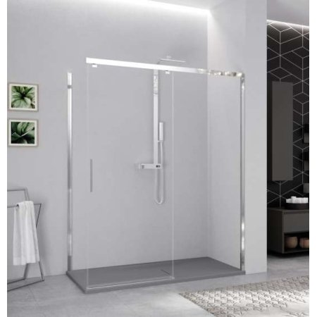 Novellini Kuadra 2.0 PH Drzwi przesuwne 117-119x200 cm lewe K2PH117S-1K