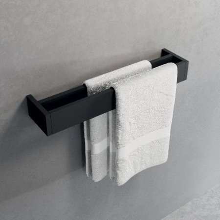 Novellini Wieszak na ręcznik podwójny 60 cm biały mat R90AKFPS0260-U
