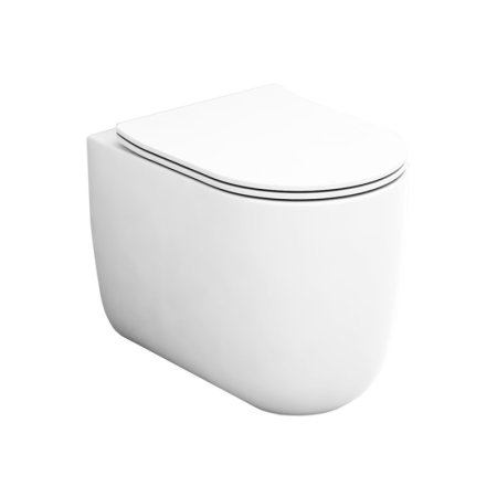 Olympia Ceramica Milady Toaleta WC stojąca 53x36 cm bez kołnierza biała MIL110301