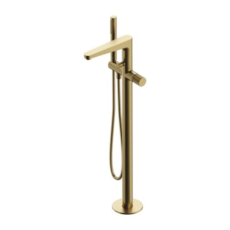 Omnires Contour Bateria wannowa wolnostojąca złoty szczotkowany CT8033GLB
