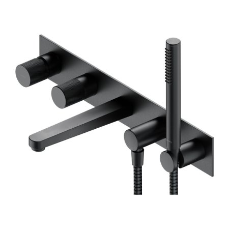 Omnires Contour Bateria wannowa podtynkowa antracyt CT8037/1AT