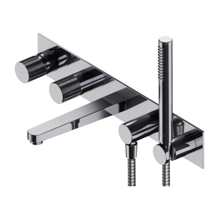 Omnires Contour Bateria wannowa podtynkowa chrom CT8037/1CR