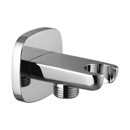 Omnires Hudson Przyłącze kątowe z uchwytem prysznicowym 5,9x5,9x7,3 cm chrom 8879