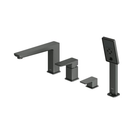Omnires Parma Bateria nawannowa 4 otworowa grafit PM7432GR