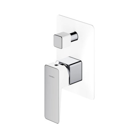 Omnires Parma Bateria wannowo-prysznicowa podtynkowa chrom/biały PM7435CRB