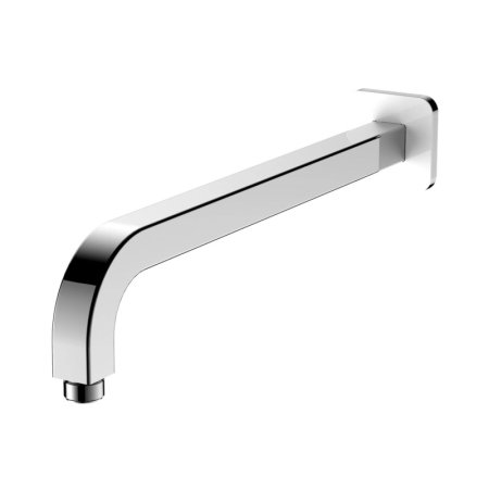 Omnires Ramię deszczownicy ścienne 35 cm chrom/biały RA15CRB