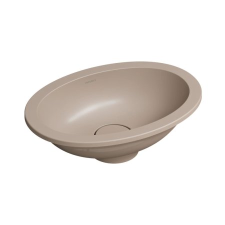 Omnires Shell M+ Umywalka podblatowa lub wpuszczana 44x31 cm dune beige mat SHELL380UPDB
