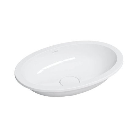 Omnires Shell M+ Umywalka podblatowa lub wpuszczana 54x37 cm biały SHELL480UPBP