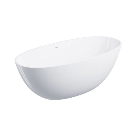 Omnires Shell M+ Wanna wolnostojąca 160x75 cm biały połysk SHELLWWZPBP