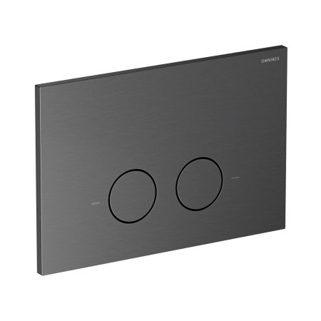 Omnires Steel-R45 Przycisk WC grafit szczotkowany ST45PS1GR