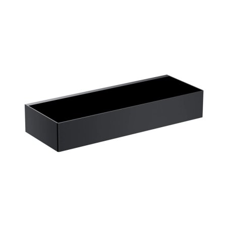 Omnires Uni Koszyk prysznicowy 30x11 cm czarny mat UN10335BL