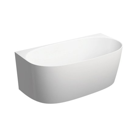 Omnires Valencia M+ Wanna wolnostojąca 148x77,4 cm przyścienna biały połysk VALENCIA148SWPBP